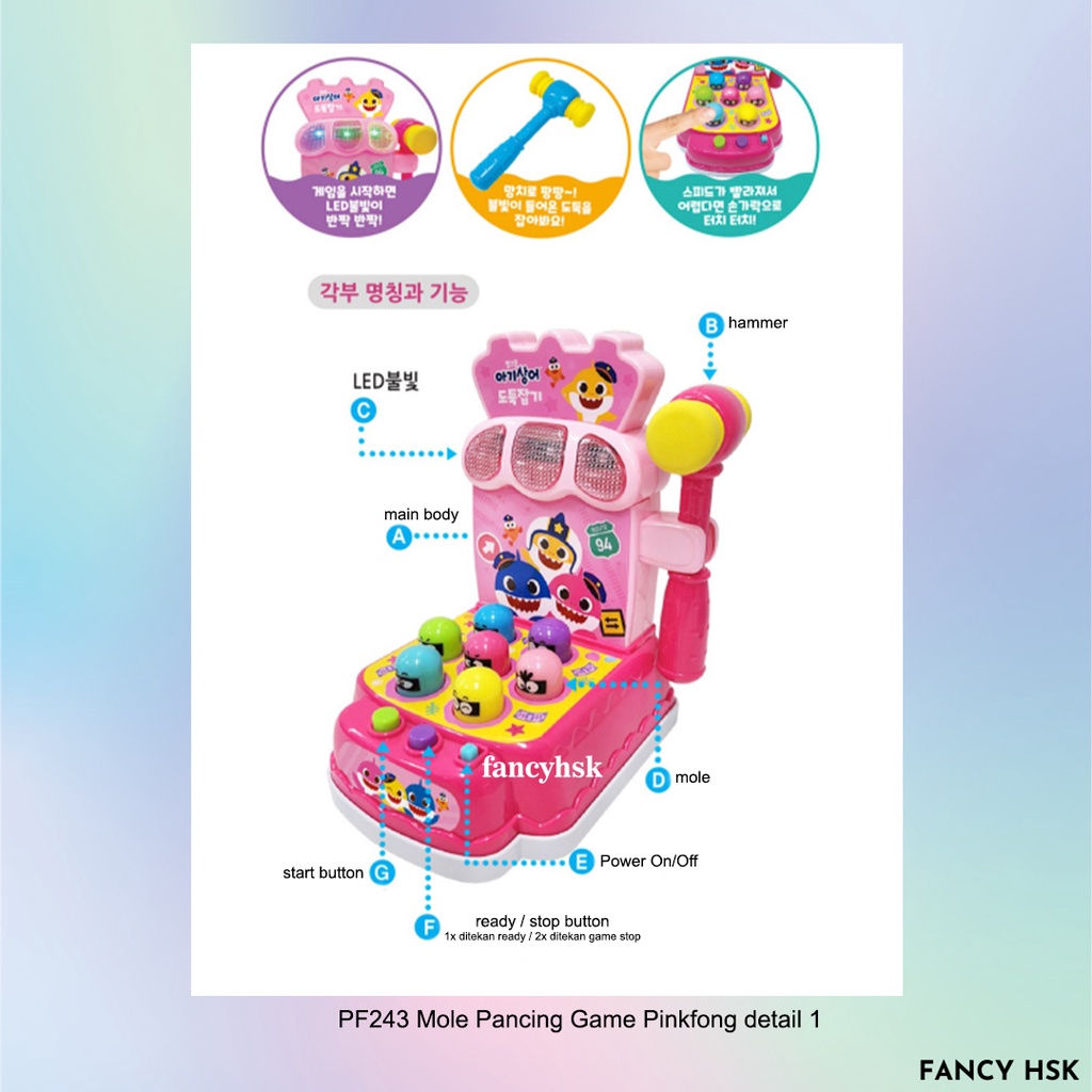 MOLE PANCING GAME PINKFONG PF243