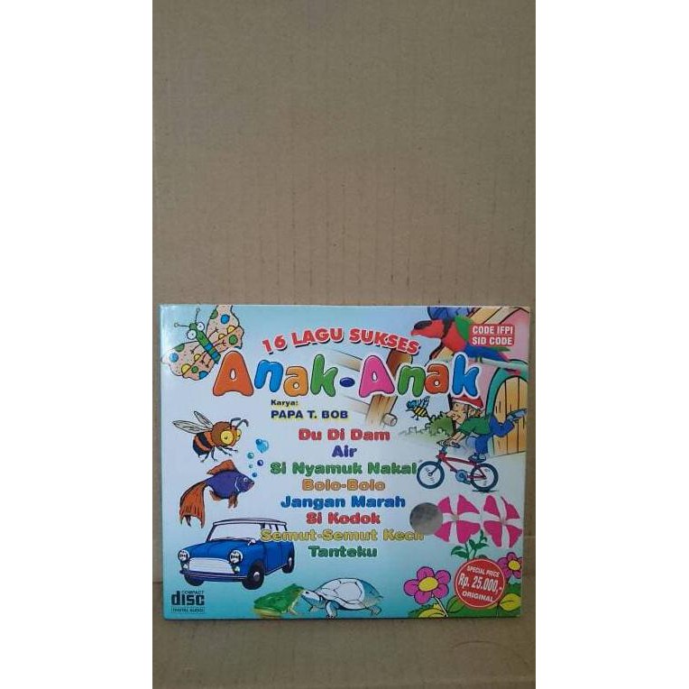 CD ORIGINAL 16 LAGU SUKSES ANAK-ANAK