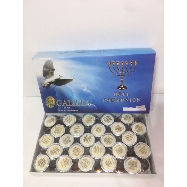 

Hosti Ayat + Anggur Perjamuan Kudus ( Kecil Diameter 3CM )