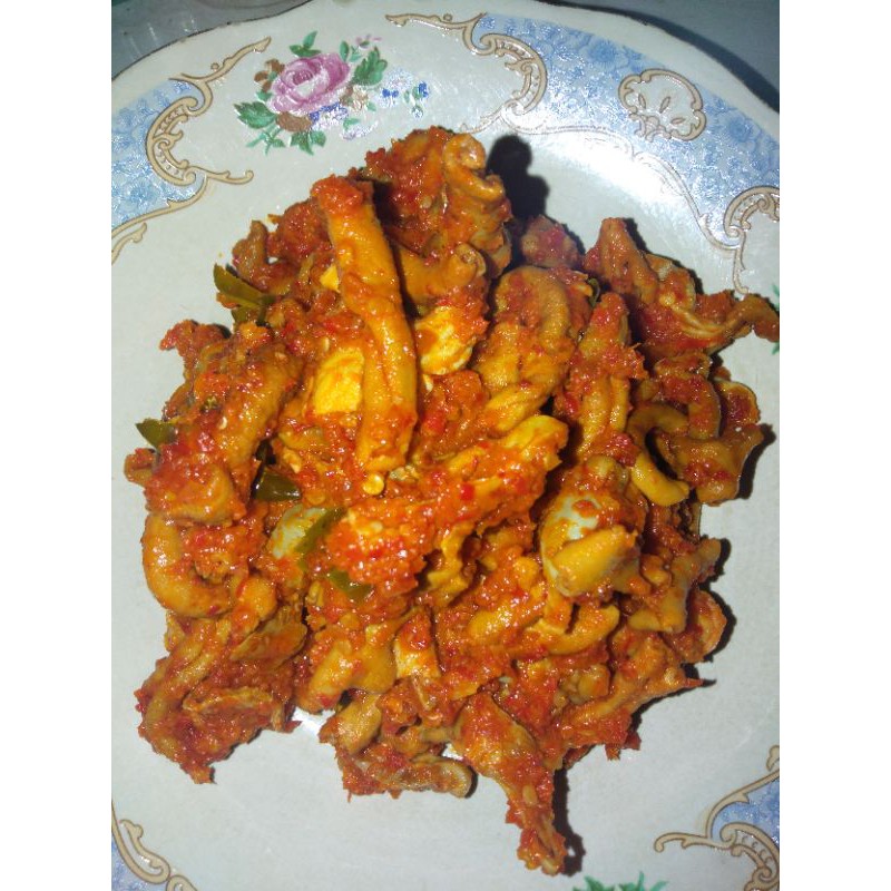 

usus ayam balado isi 200gr