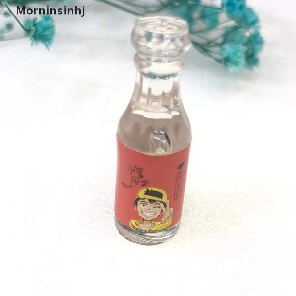 Mornin 20PCS / Set Mainan Miniatur Botol Minuman Bahan Resin Skala 1: 12 Untuk Dekorasi Rumah Boneka