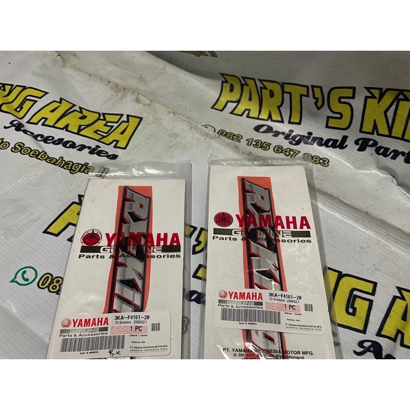 Emblem tangki rx king 2002 gold original