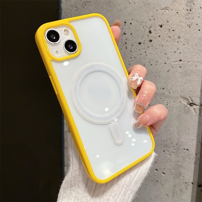 Case Magnetik Warna Permen Untuk IPhone 13 12 11 Pro X XR XS Max