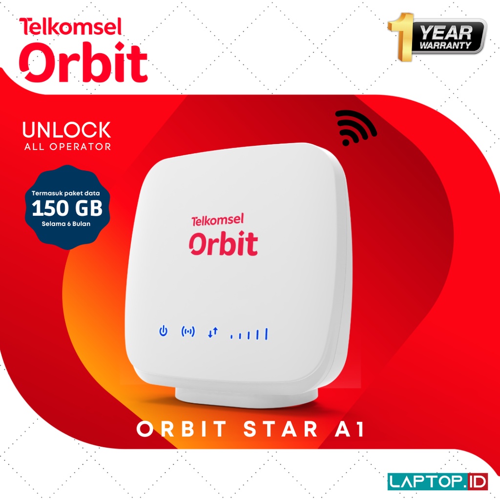 Telkomsel Orbit Star A1 Modem 4G WiFi High Speed