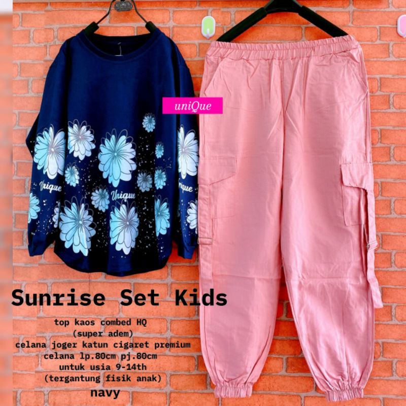 Sunrise set kids by Unique