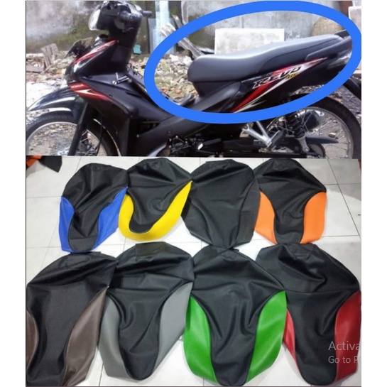 Kulit jok absolute revo/Sarung jok motor honda revo absoule cw 110