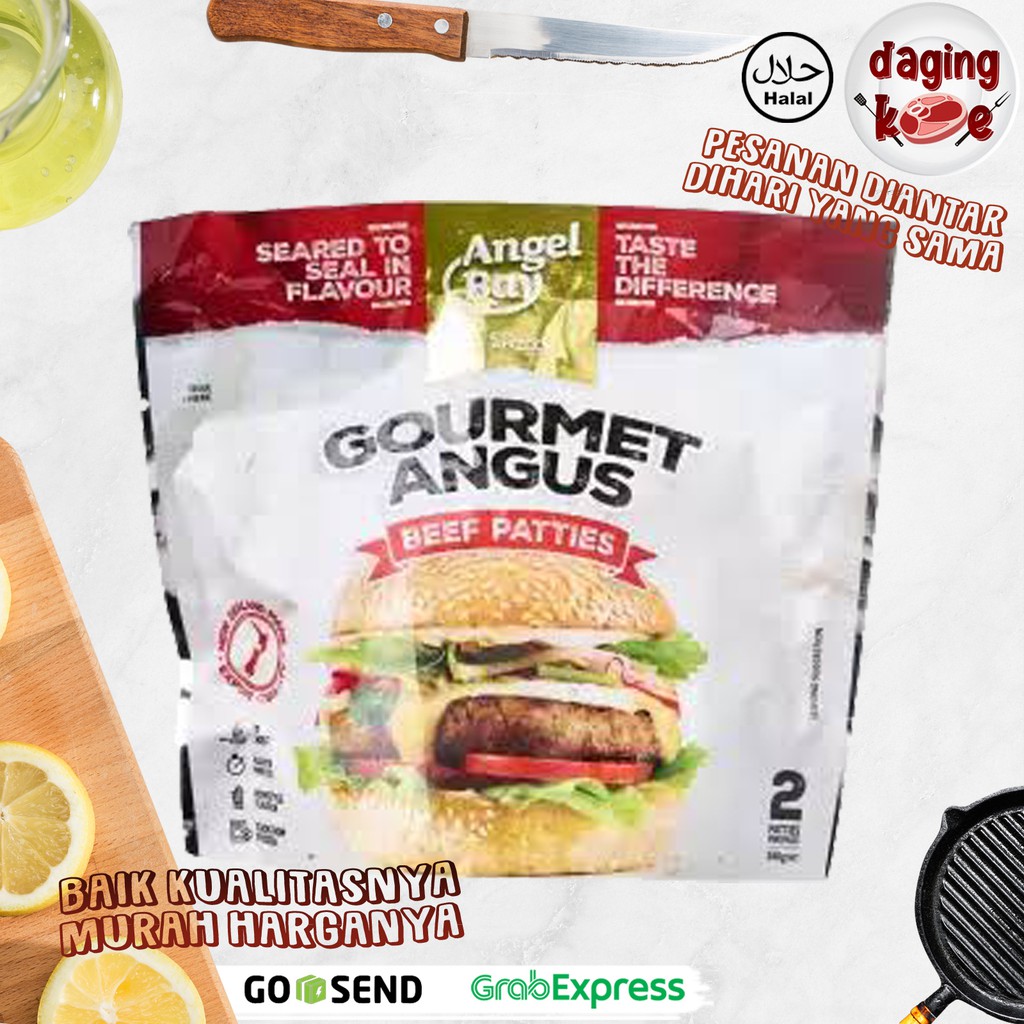 

BEEF PATTIES COOKED DAGING SAPI ANGUS 240 g DK102