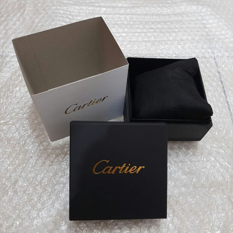 kotak jam tangan cartier box kayu