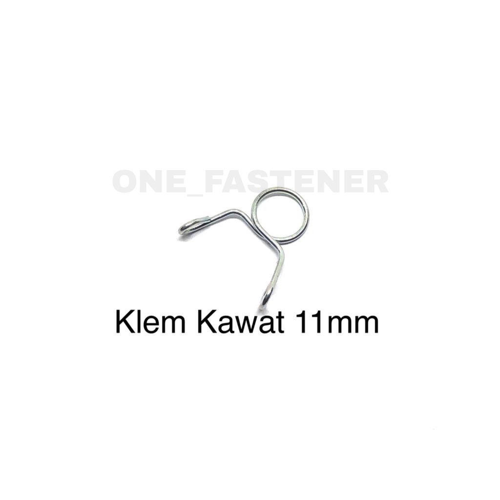 k292 Klem Kawat Klip jepit Selang Bensin 11mm radiator kompresor hawa