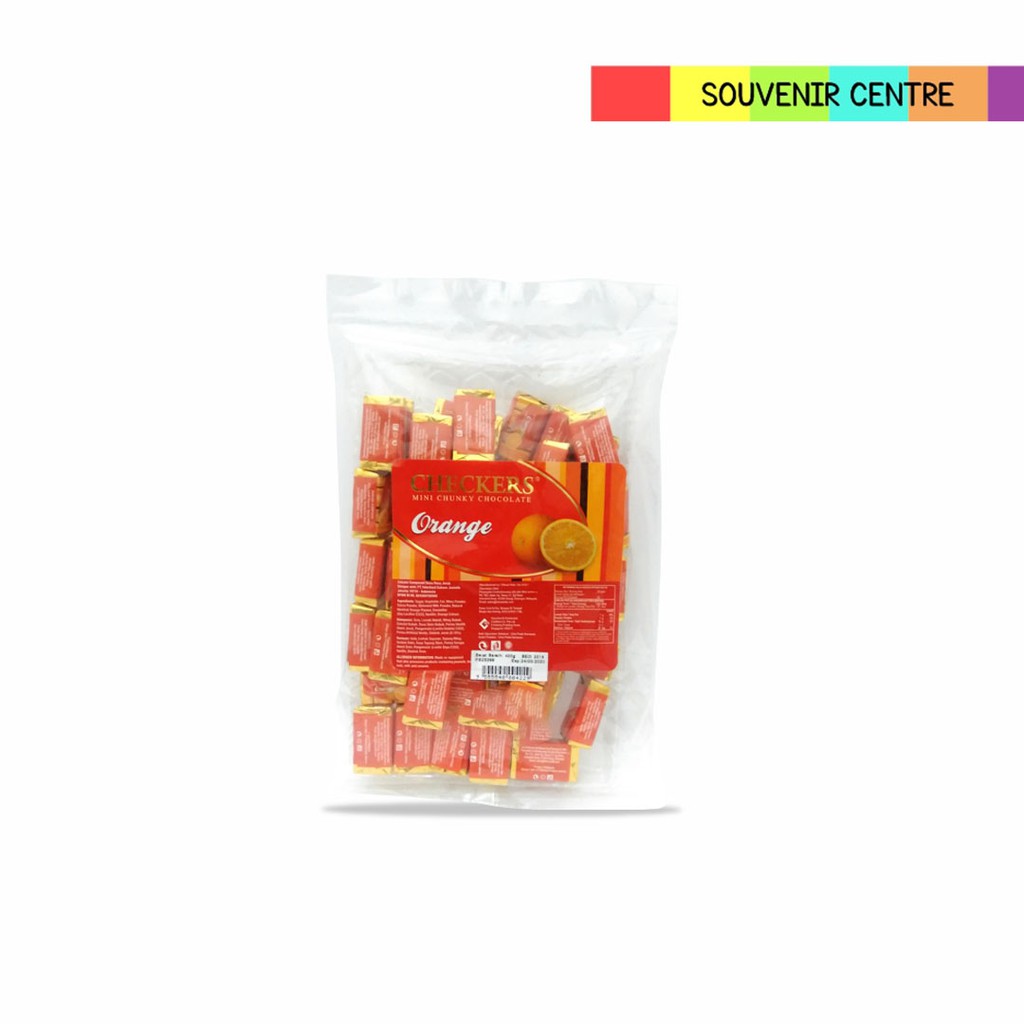 

CHECKERS MINI CHUNKY ORANGE CHOCOLATE 400GR