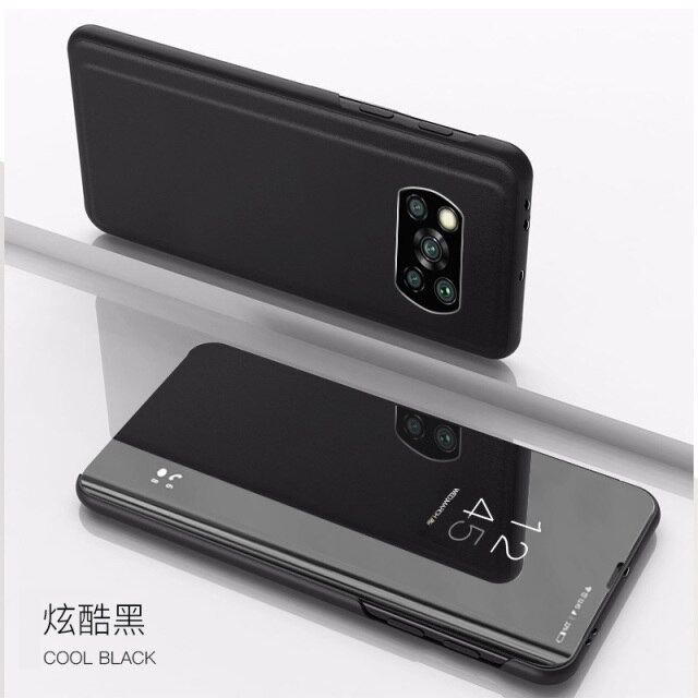 Redmi POCO X3 NFC FLIP CASE CLEAR VIEW STANDING COVER