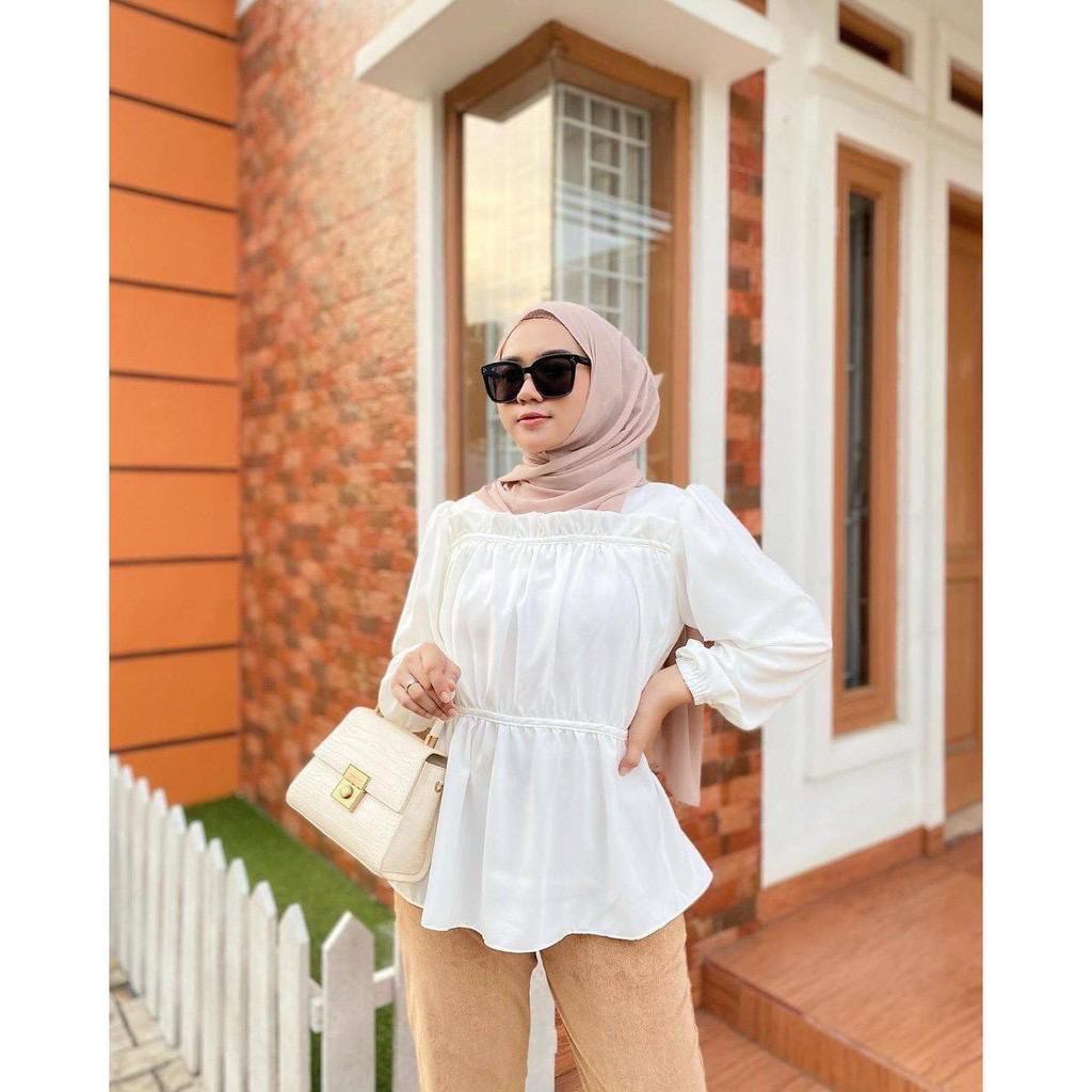 Sugar Blouse Amanda Basic Top Atasan Polos Pusatgrosir_solo