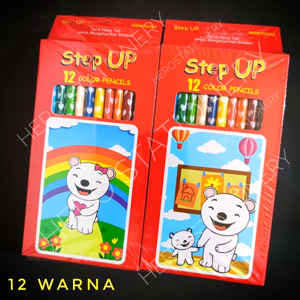 

GROSIR 12 set Step up color pencil pensil warna 12 warna