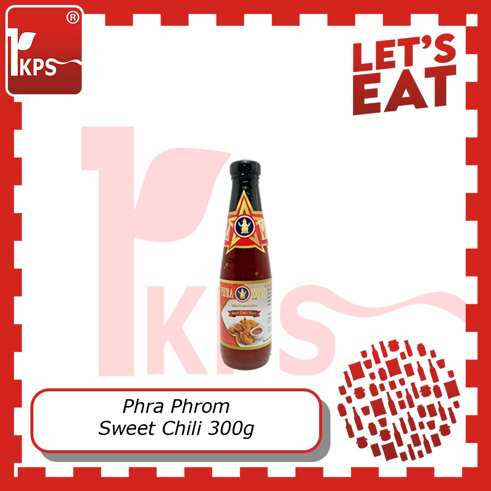 

Sweet Chili Sauce 300g "Phra Phrom" / Sambal Manis Pedas / Sambal Bangkok / Sambal Thailand