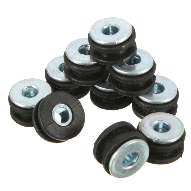 Cre 10 Set Aksesoris Grommets Bolt Bahan Karet Untuk Bantalan Jok Motor