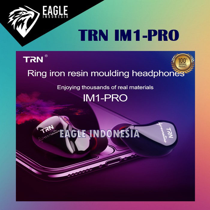 TRN IM1 1BA 1DD Hybrid In Ear Monitor Gaming Earphone Hifi Detachable Cable