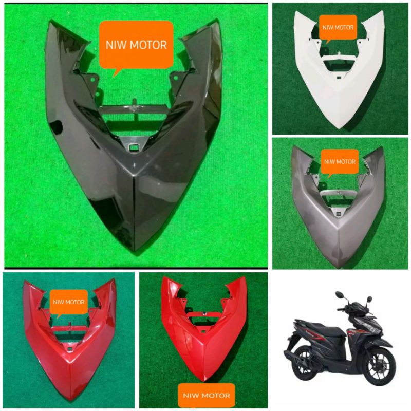 cover tameng dasi lampu depan all new vario 125-150fi esp led th 2015-2017lokal