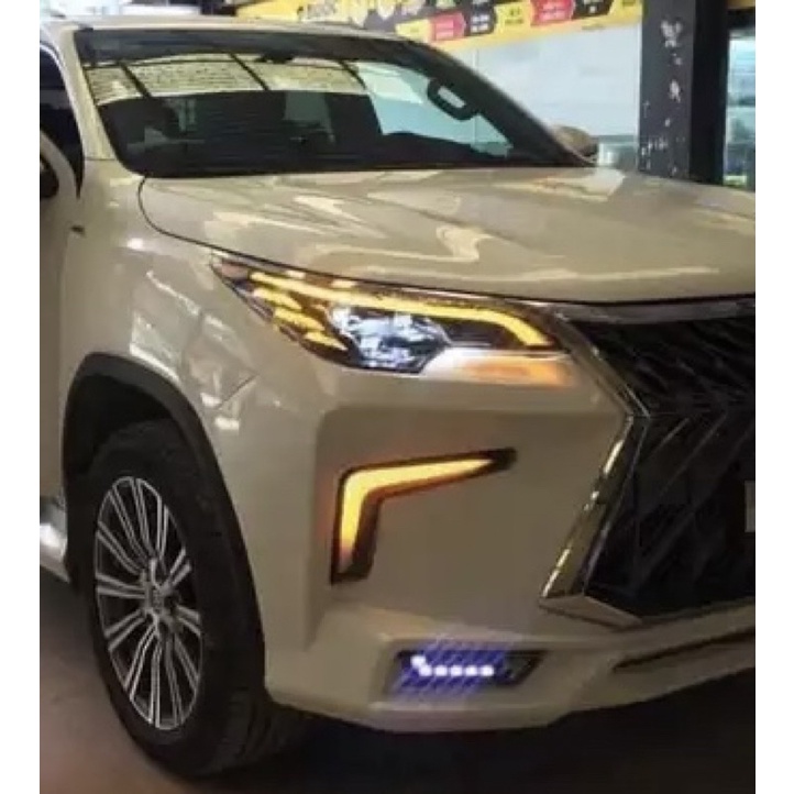 READY STOCK HEADLAMP FORTUNER VRZ 2016-2019 16-19 HEADLIGHT LAMPU DEPAN STOPLAMP VARIASI CUSTOM LED LEGENDER LEXUS AFTERMARKET