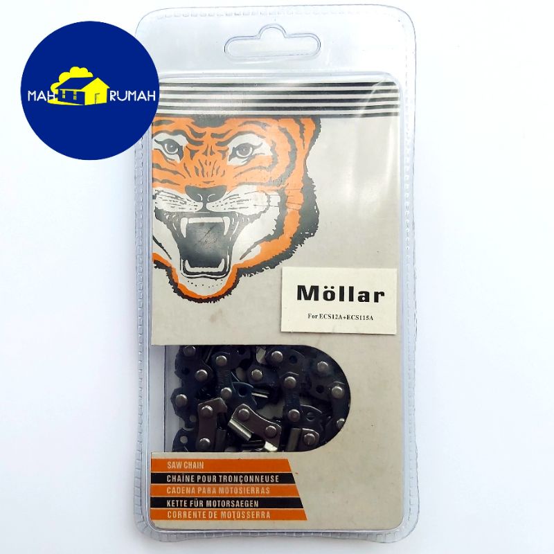 Rantai Chainsaw Chain Saw Senso Gergaji Adaptor Adapter Mini 12&quot; Sparepart - MOLLAR (bisa u/ XENON)