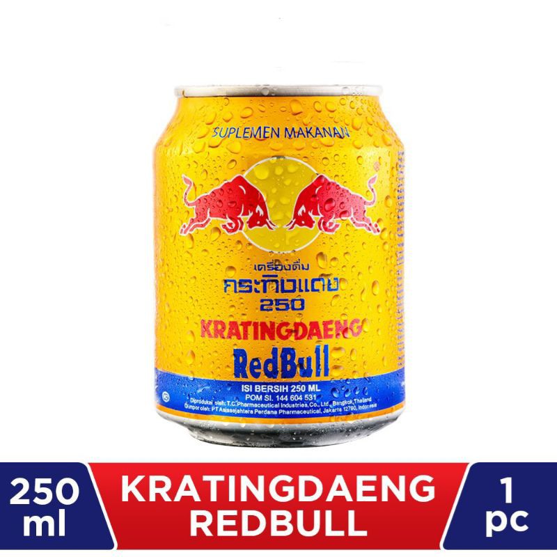

Kratingdaeng Red Bull Minuman Energi Kemasan Kaleng 250ml