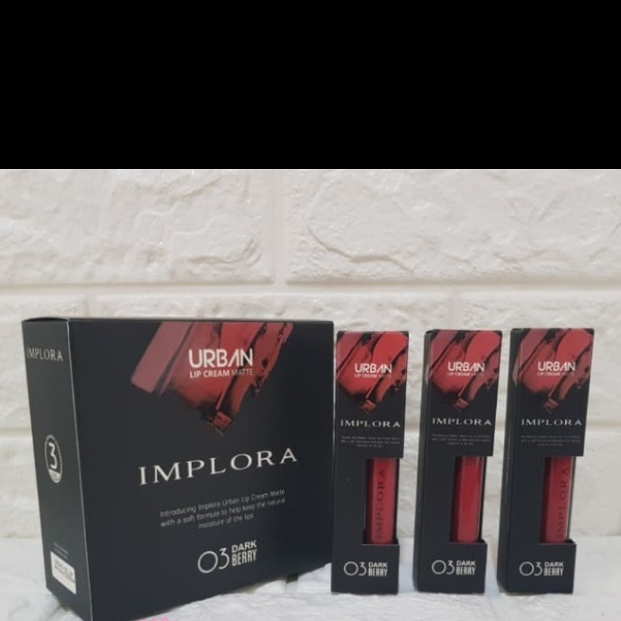 LIPCREAM IMPLORA NO 3 DARK BERRY