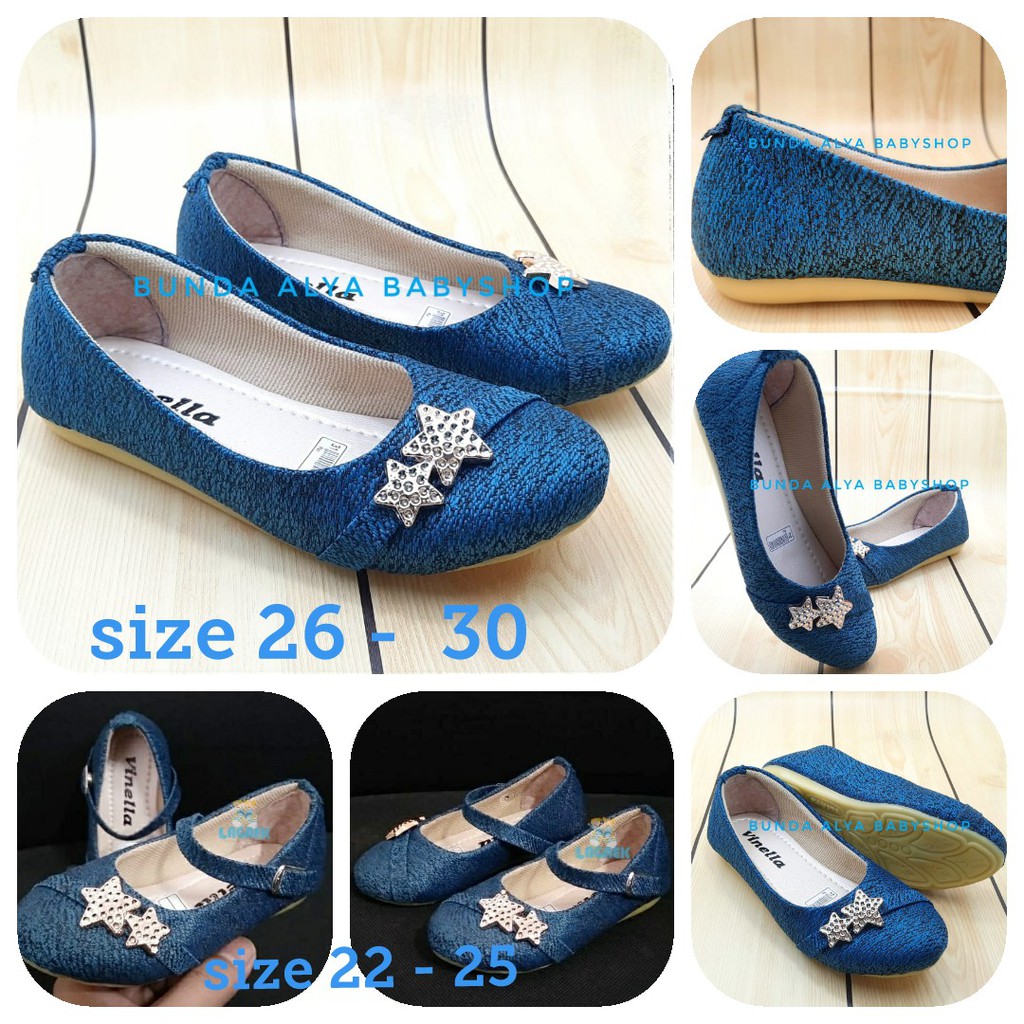  Sepatu  Anak  Perempuan  Usia  1 2 3 4 5 6  Tahun  BIRU Size 22 