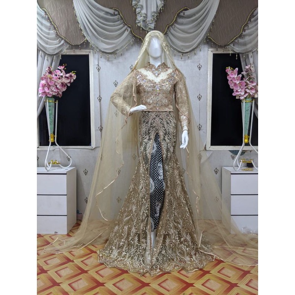 KEBAYA PENGANTIN AKHAD-KEBAYA PAYET