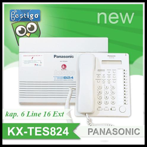 Pabx Panasonic Kx-Tes824 Kapasitas 6 Line 16 Extension