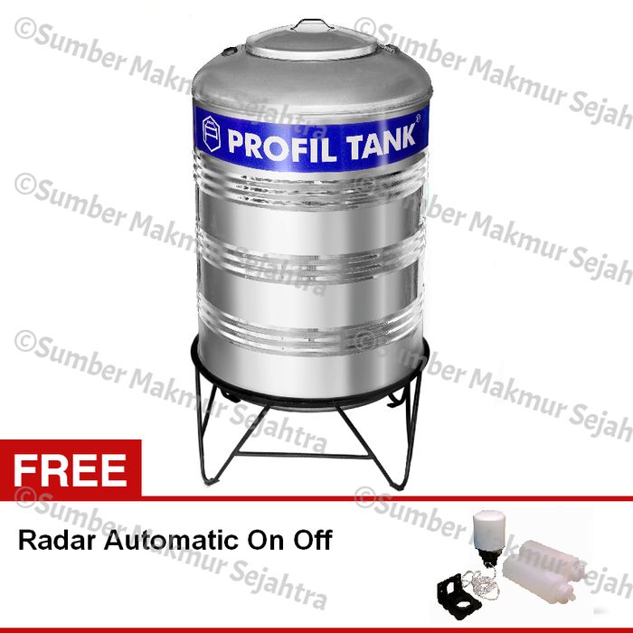 Jual Tangki Air / Tandon / Toren Profil Stainless 2550 Liter - PS 2500 Murah