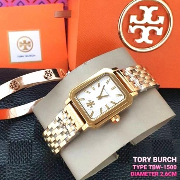 Terlaris@# Jam Tory Burch Original. Garansi 1 Tahun. Free Gelang *H;