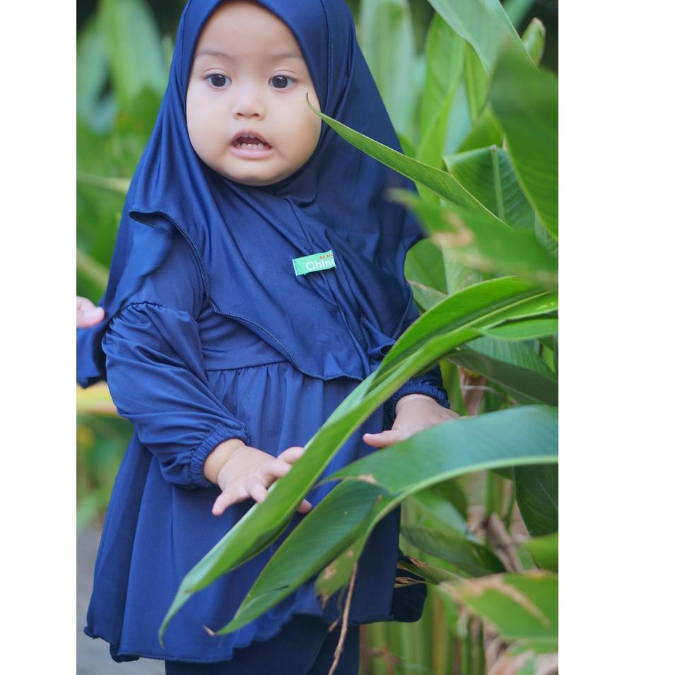 Gamis Bayi Anak Setelan Celana Gamis Muslimah Perempuan