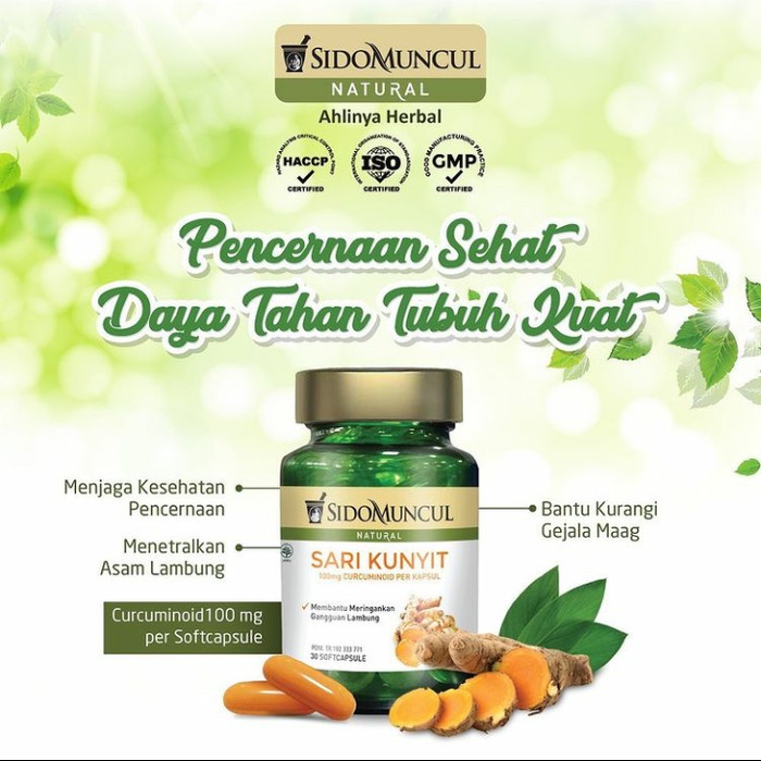 

sari kunyit sidomuncul soft capsul (BERKUALITAS)