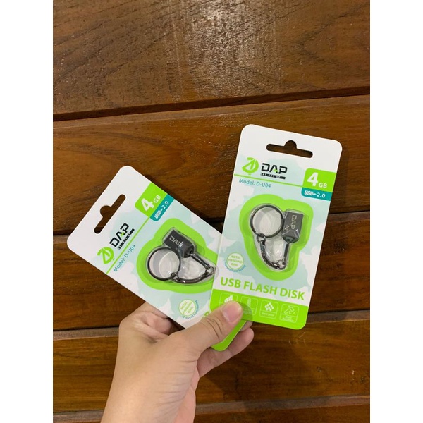 Flashdisk DAP 4Gb D-U04 USB2.0 Metal Ring