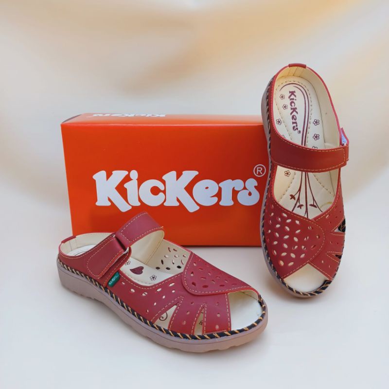 Sepatu slip on kickers wanita bigsize Jumbo ukuran besar 41_45.  SL btg 13