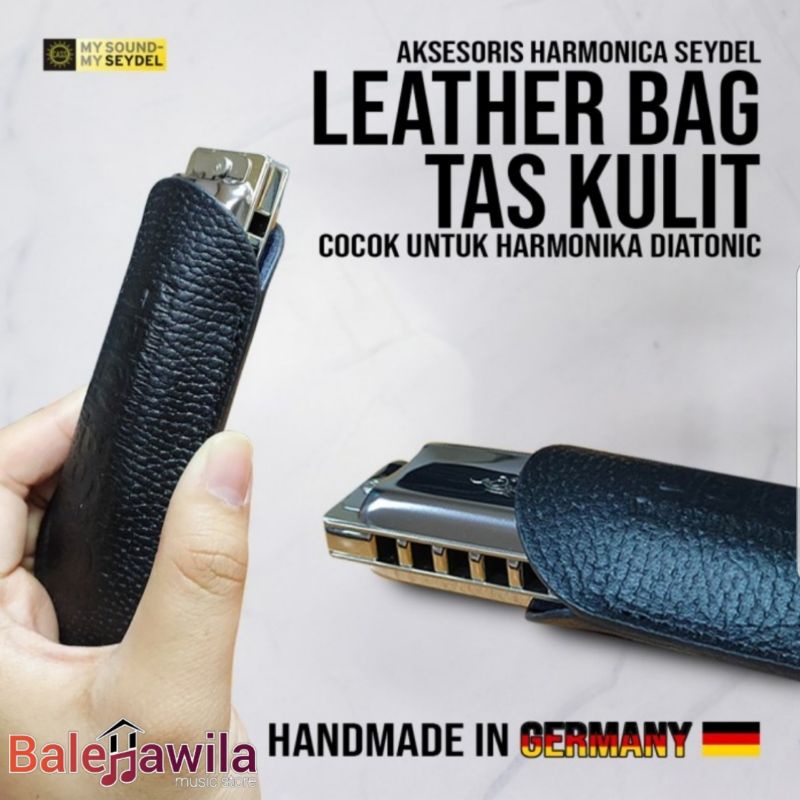 Tas Kulit Harmonika Seydel Kulit Pouch Harmonica Seydel ORIGINAL