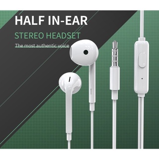 Headset R11 Stereo Bass + Mic Polos Non Logo EArphone