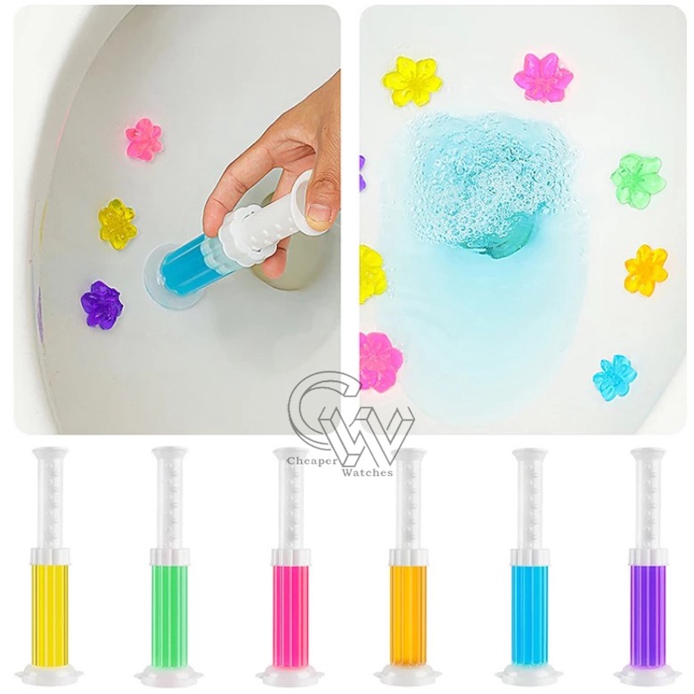 Cheaper-Gel Pengharum Closet Toilet Wastafel Motif Bunga Toilet Gel Cleaner Termurah