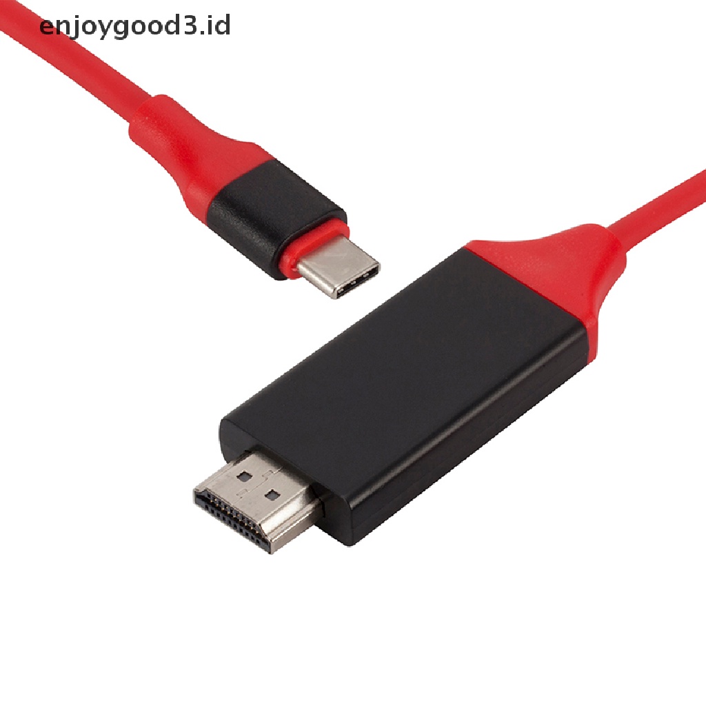 Kabel Video Usb 3.1 Tipe C Ke Hdmi Av Tv 4k Hd