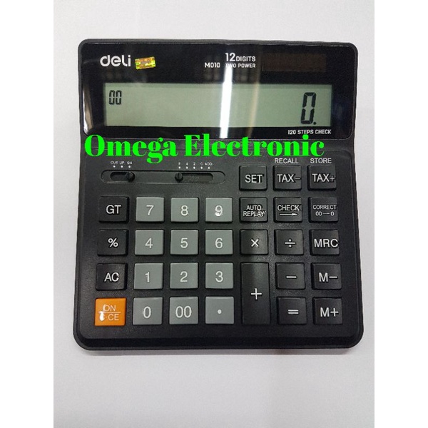 Deli M010 - Check &amp; Correct Calculator Desktop Kalkulator Meja Office not DH 12 Kalkulator 12 Digits