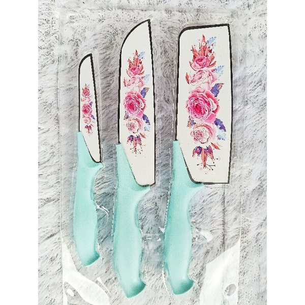 Pisau Set 3 pcs Pisau Set Murah Pisau Set Bunga