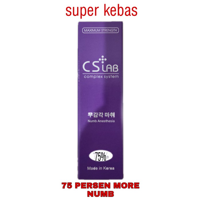 CSLAB 75 PERSEN korea anastesi Fast Numbing Cream Tattoo sulam alis d