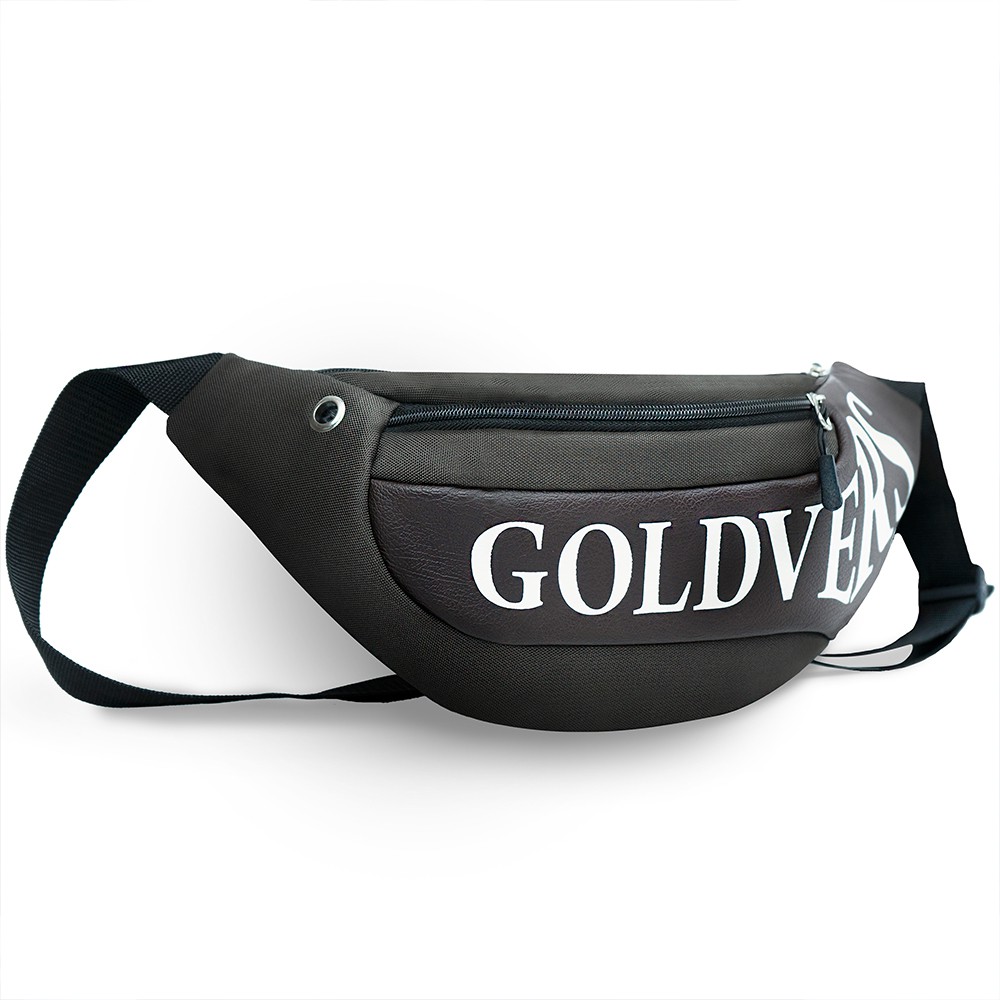 Waist Bag Tas Selempang GOLDVERS – Tas Punggung Tas Dada - Tas Pria Tas Wanita Tas Slempang Pria