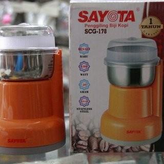 Sayota SCG-178 Penggiling Kopi Oranye - Putih
