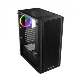 PC Case Gaming XigmaTek Include Fan RGB Athena Casing Komputer ATX