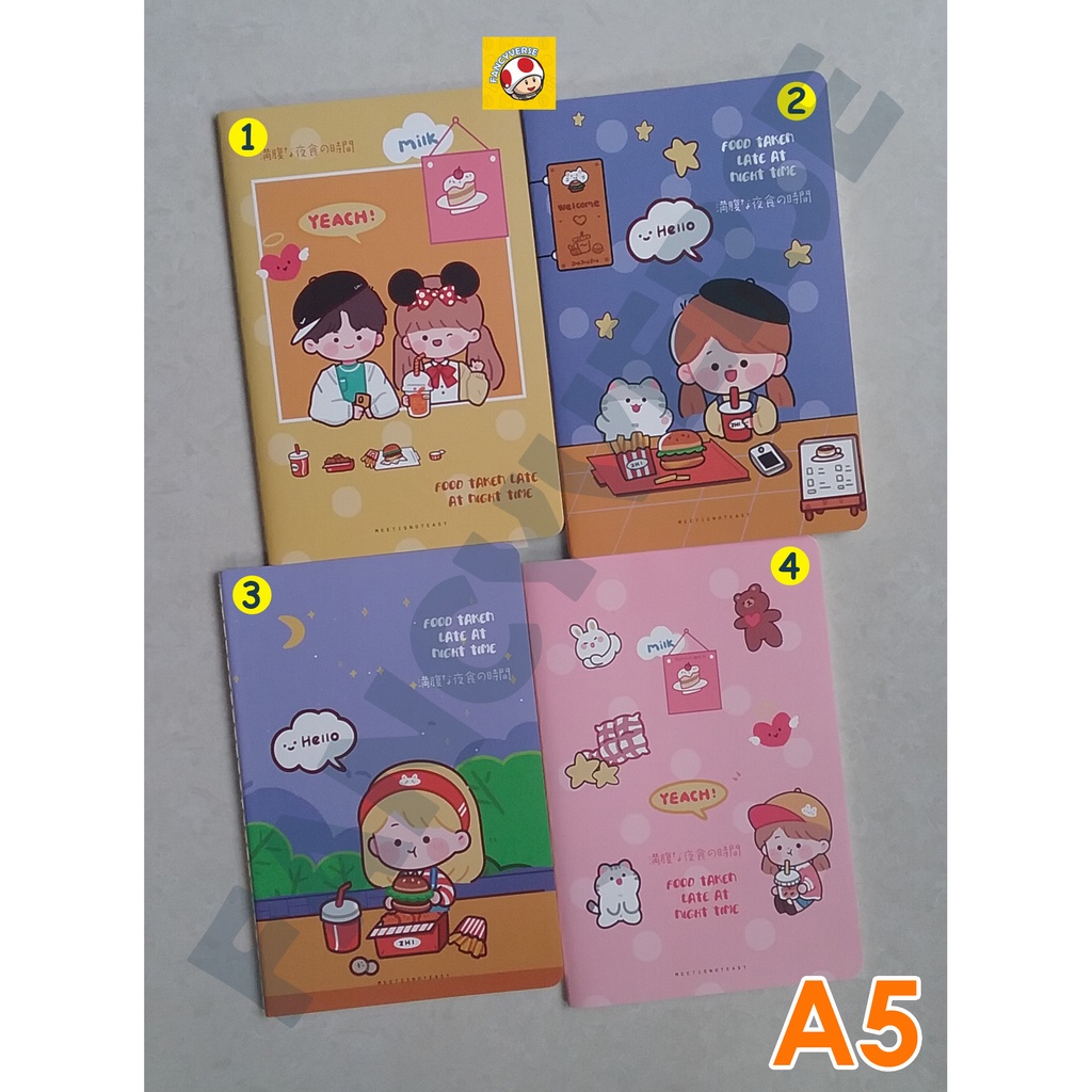 

Notebook A5 Night Time CXA5-36D-7053 / Agenda Diary Notes Buku Catatan