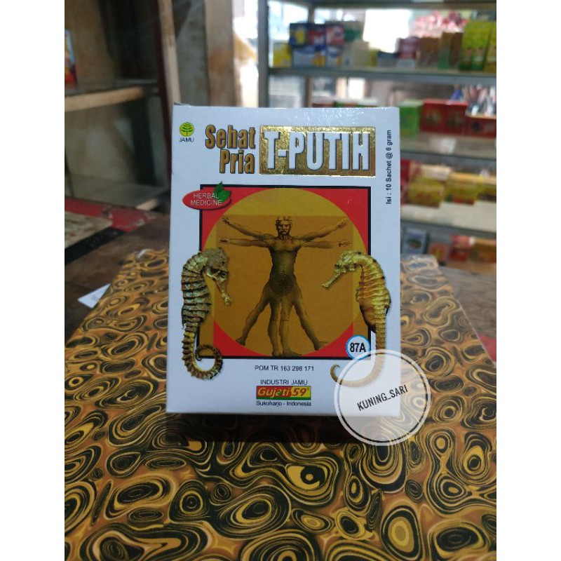 JAMU SEHAT PRIA T-PUTIH - GUJATI 59