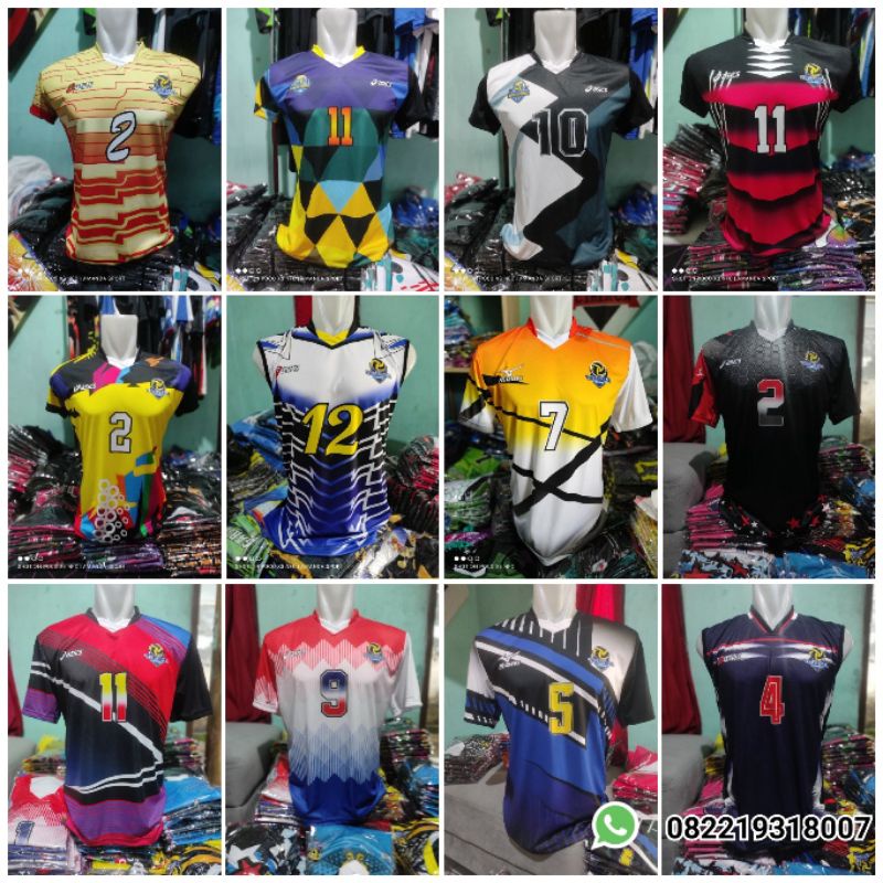 Kaos voli,volley printing cewek,kaos cewek