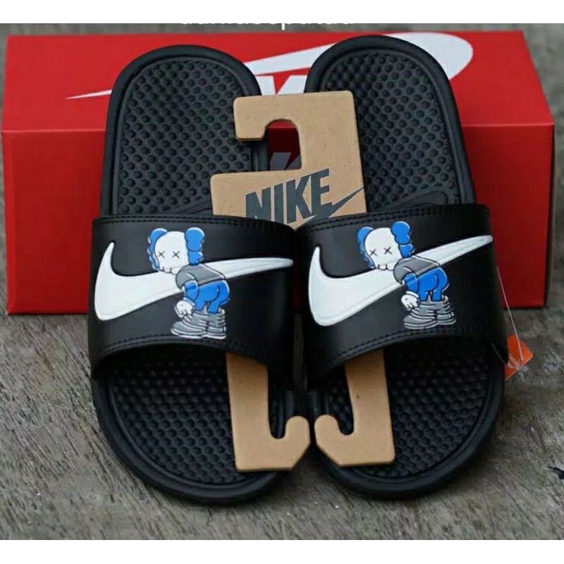 Sandal Nike Benassi Kaws sendal casual murah original