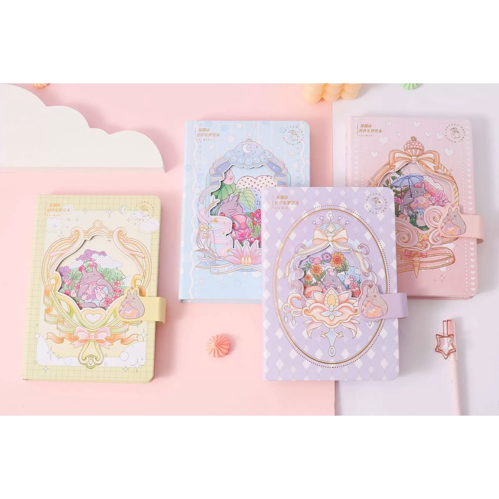 

BUKU TULIS / HARD COVER / NOTEBOOK MOTIF TOTORO | CATATAN PLAN DIARY