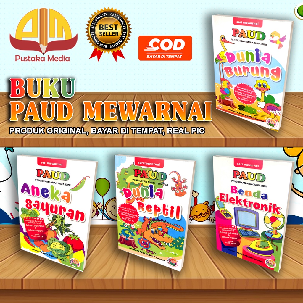 Jual Buku PAUD Mewarnai | Shopee Indonesia